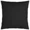 Sierkussens 4 st 50x50 cm stof zwart