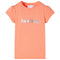 Kindershirt met kapmouwen 104 neonoranje