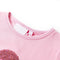 Kindershirt 116 felroze