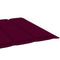 Ligbedkussen 200x70x4 cm stof wijnrood