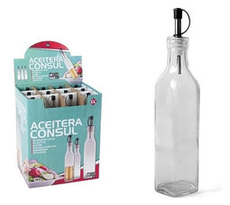 Olijfolie-navul flesje 0,25L Kristal , set van 2 stuks