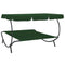 Loungebed met luifel groen