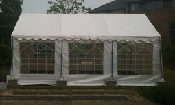 Classic Plus Partytent PVC 6x6x2 mtr in Wit