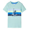 Kindershirt 116 lichtmintkleurig