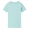 Kindershirt 116 lichtmintkleurig