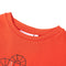Kindershirt 128 donkeroranje
