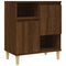 Dressoir 60x35x70 cm bewerkt hout bruineikenkleurig