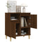 Dressoir 60x35x70 cm bewerkt hout bruineikenkleurig