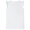 Kindershirt met mouwen met ruches 116 wit
