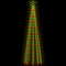 Kegelkerstboom 400 LED's 100x360 cm meerkleurig