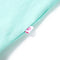 Kindershirt met hondenprint 92 lichtmintkleurig