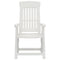 Tuinstoelen 2 st verstelbaar PP wit