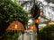 Boho lichtsnoer 10 meter lang met 10 gevlochten lampkapjes