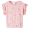 Kindershirt 128 lichtroze