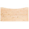 Bureaublad 110x55x2,5 cm massief grenenhout