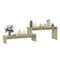 Tv-meubel 180x30x43 cm spaanplaat sonoma eikenkleurig