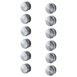 Haceka Ixi - Afdekkapje Set/12 Geborsteld RVS PVC
Haceka Ixi - Set van 12 afdekkapjes van gebors...