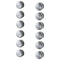 Haceka Ixi - Afdekkapje Set/12 Geborsteld RVS PVC
Haceka Ixi - Set van 12 afdekkapjes van gebors...