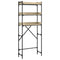 Wasmachinekast 67x25x163 cm bewerkt hout sonoma eikenkleurig