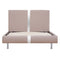 Bedframe kunstleer cappuccino 90x200 cm