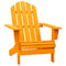 Tuinstoel Adirondack massief vurenhout oranje