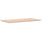 Bureaublad 110x55x1,5 cm massief beukenhout