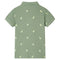 Kinderpoloshirt 92 kakikleurig