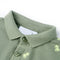 Kinderpoloshirt 92 kakikleurig