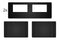 Zijwandenset voor Easy up 3×6 m Heavy duty Zwart