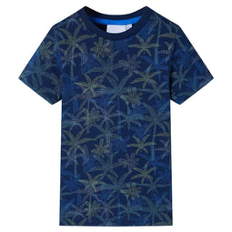 Kindershirt 92 marineblauw