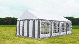 Classic Plus Partytent PVC 5x8x2 mtr in Wit-Grijs