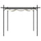 Pergola met uitschuifbaar dak 395x292x230 crmekleurig
