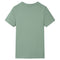 Kindershirt met korte mouwen 104 kakikleurig