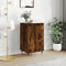 Dressoir 40x35x70 cm bewerkt hout gerookt eikenkleurig