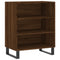 Dressoir 57x35x70 cm bewerkt hout bruineikenkleurig