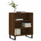 Dressoir 57x35x70 cm bewerkt hout bruineikenkleurig