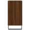 Dressoir 57x35x70 cm bewerkt hout bruineikenkleurig