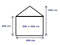 Premium Partytent PVC 5x4x2 mtr in Wit-Grijs