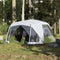 Tent met LED 10-persoons snelontgrendeling lichtgroen