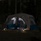 Tent met LED 10-persoons snelontgrendeling lichtgroen