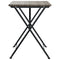Bistrotafel inklapbaar 55x54x71 cm poly rattan grijs