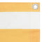 Balkonscherm 90x600 cm oxford stof wit en geel