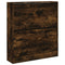 Schoenenkast 80x21x87,5 cm bewerkt hout gerookt eikenkleurig