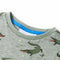 Kindershirt 92 gemleerd lichtkaki