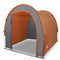 Opbergtent 204x183x178 cm 185T taft grijs en oranje