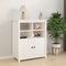 Dressoir 83x41,5x100 cm massief grenenhout wit