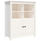 Dressoir 83x41,5x100 cm massief grenenhout wit