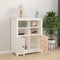 Dressoir 83x41,5x100 cm massief grenenhout wit
