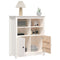 Dressoir 83x41,5x100 cm massief grenenhout wit