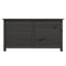 Kussenbox 100x50x56 cm massief vurenhout antracietkleurig